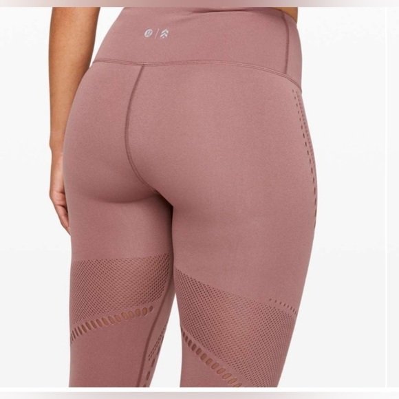 Lululemon Women's Reveal Tight Precision X Berrys Boot Camp Red Dust Size 4 Fall - Picture 9 of 9